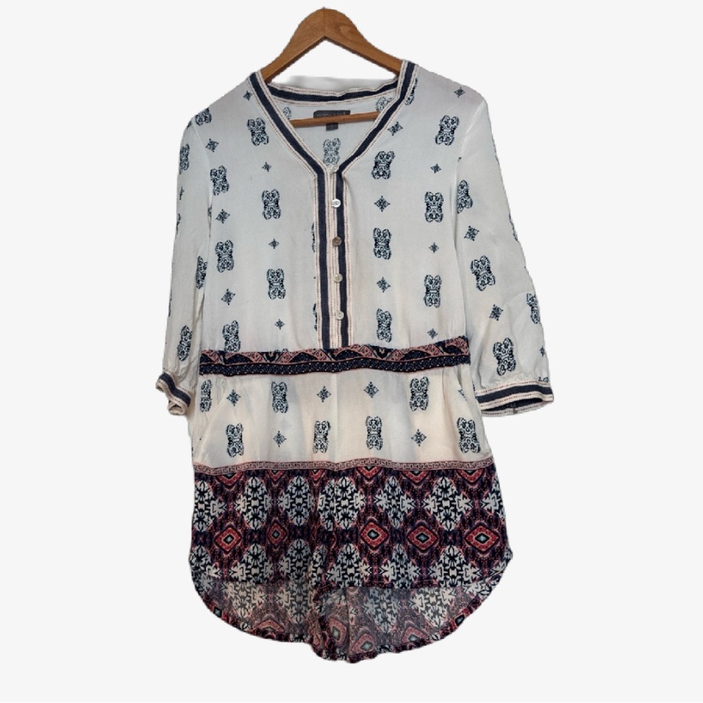 Kendall & Kylie White and Blue Romper